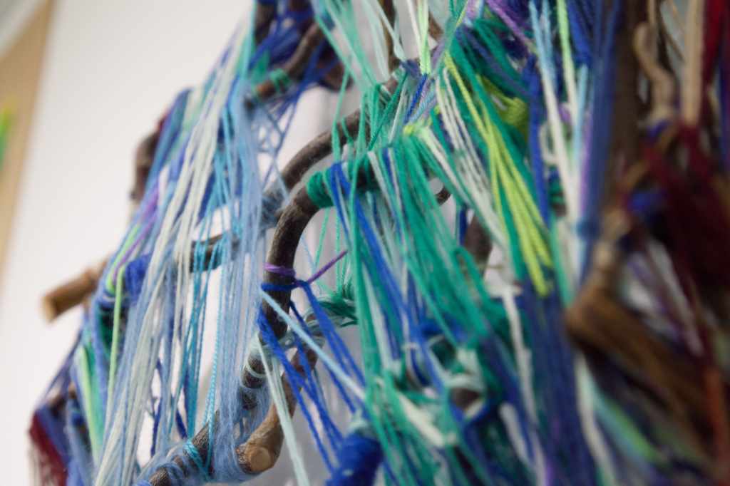 Composición de lana y madera de troncos EDART APD